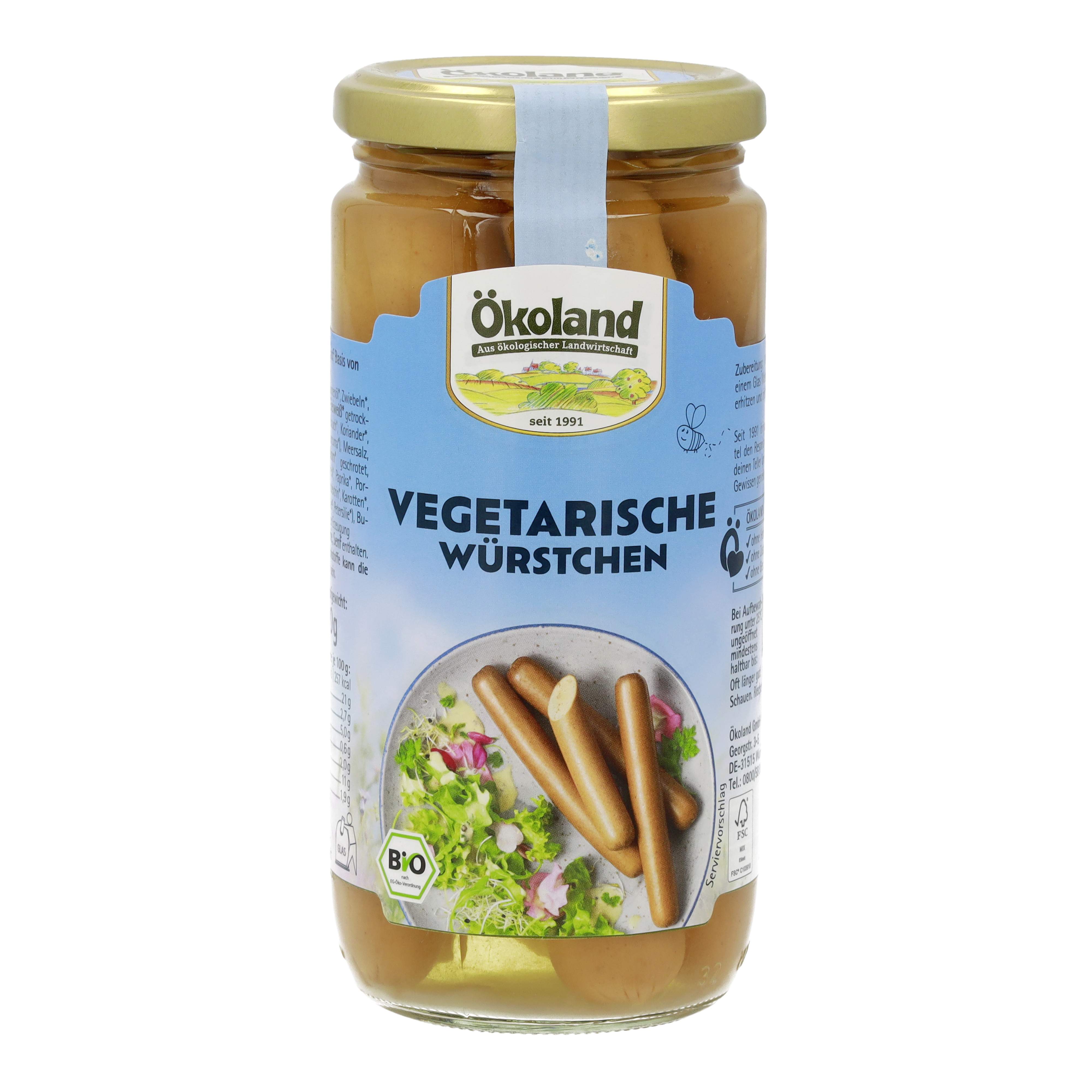 Vegetarische Würstchen 380 g