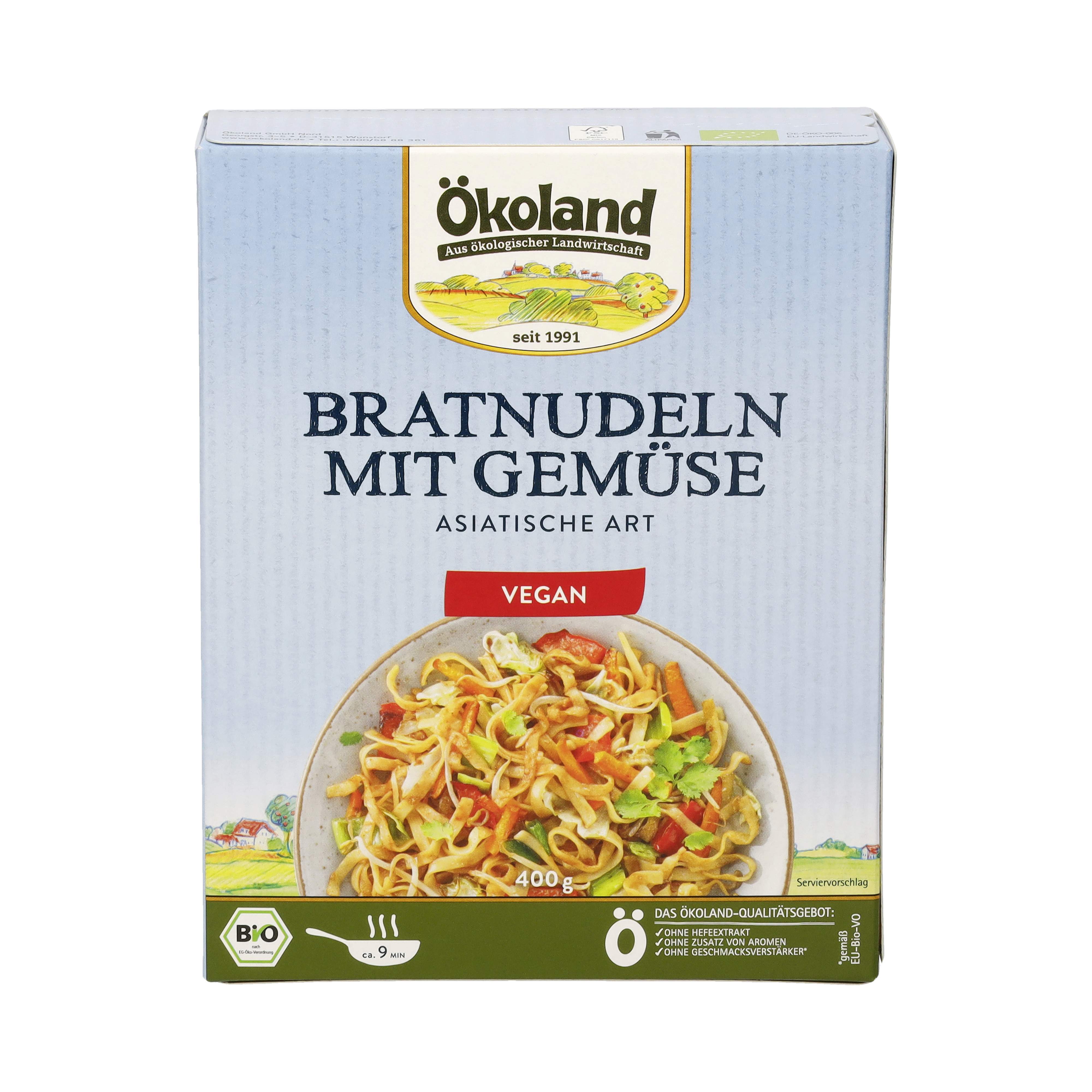 TK-Bratnudeln mit Gemüse 400 g
