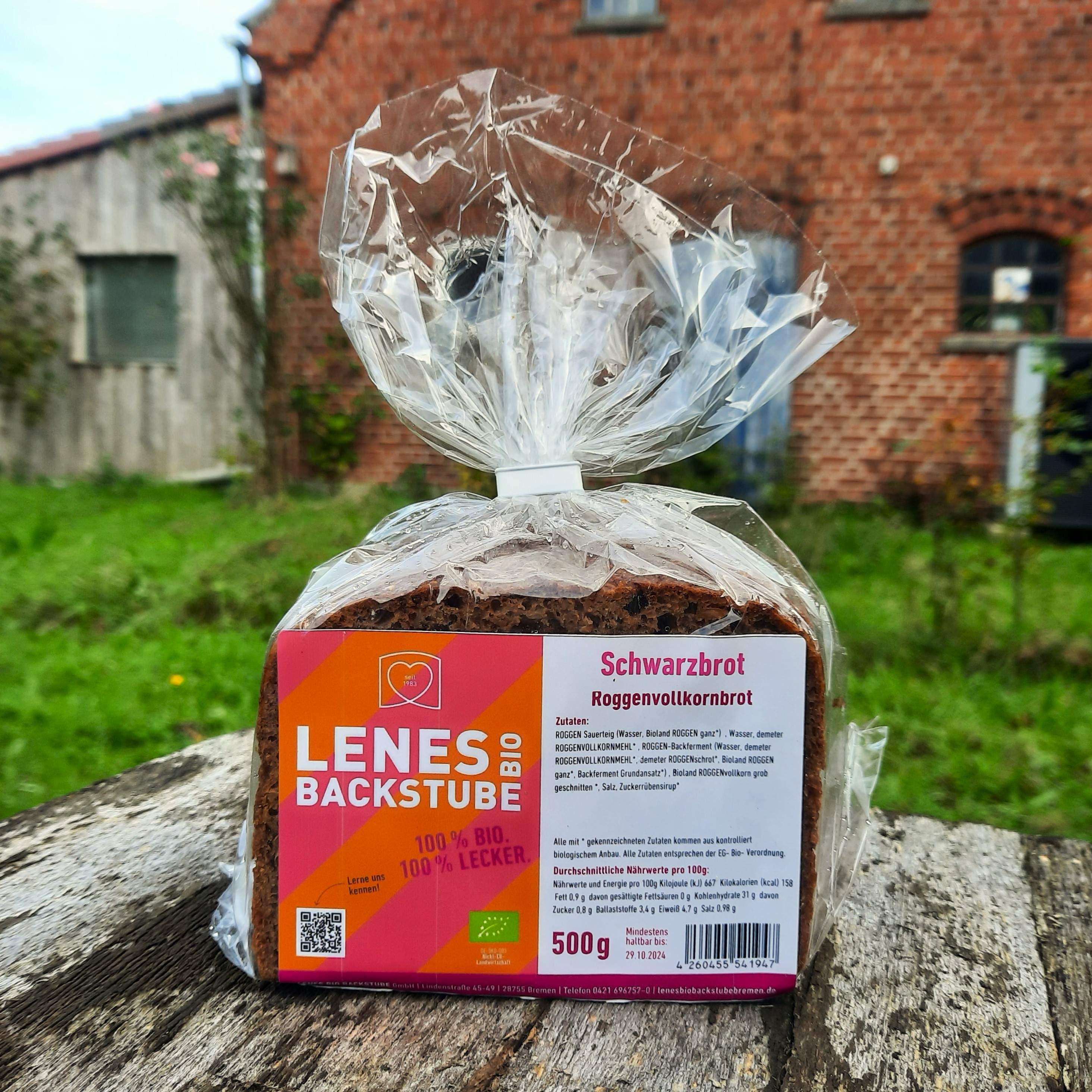 Schwarzbrot geschnitten 500 g