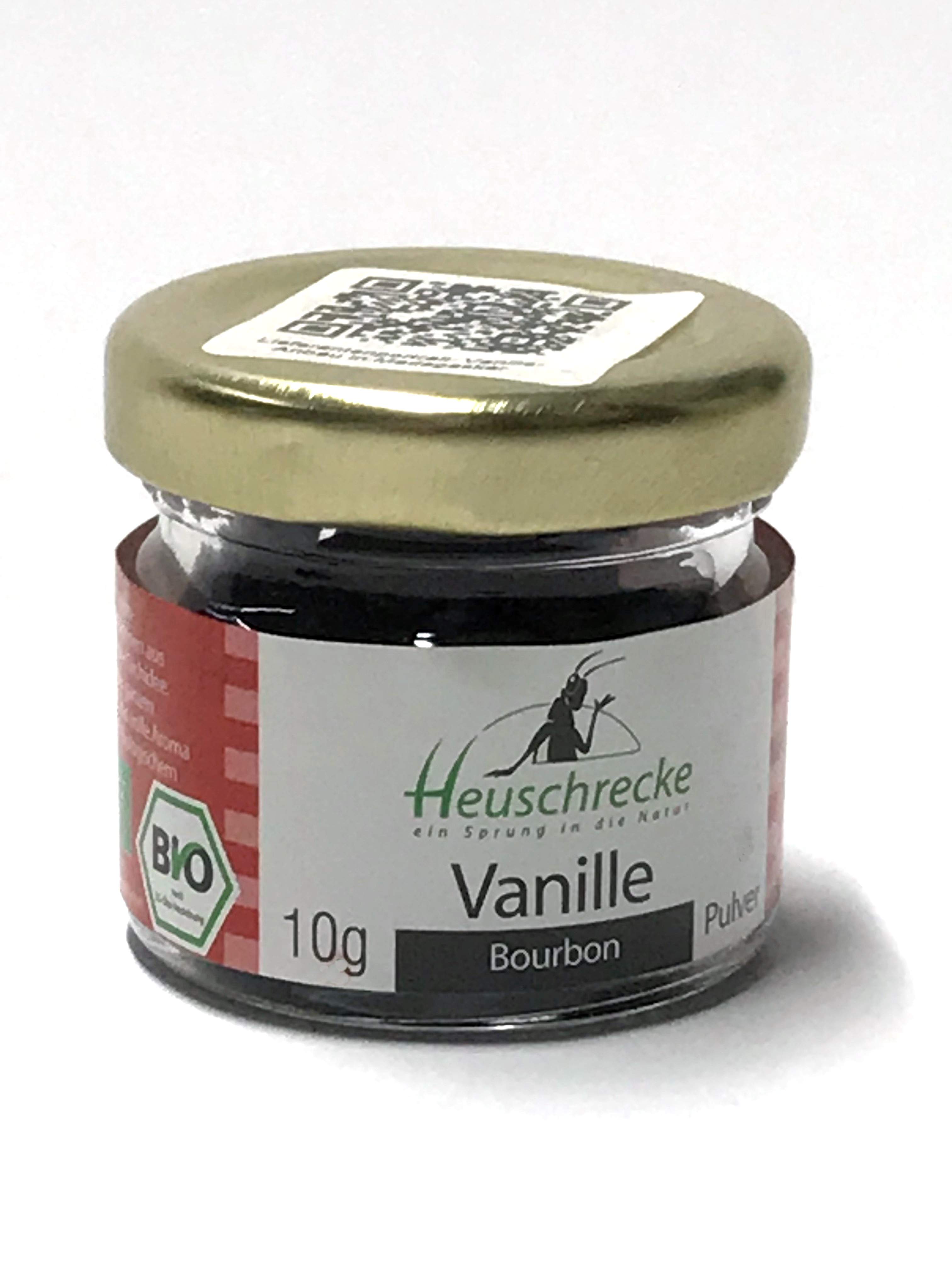 Vanillepulver im Glas 10 g